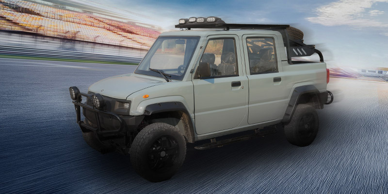EV Pickup s pohonom všetkých štyroch kolies